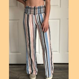 STRIPED HIPPIE PANTS